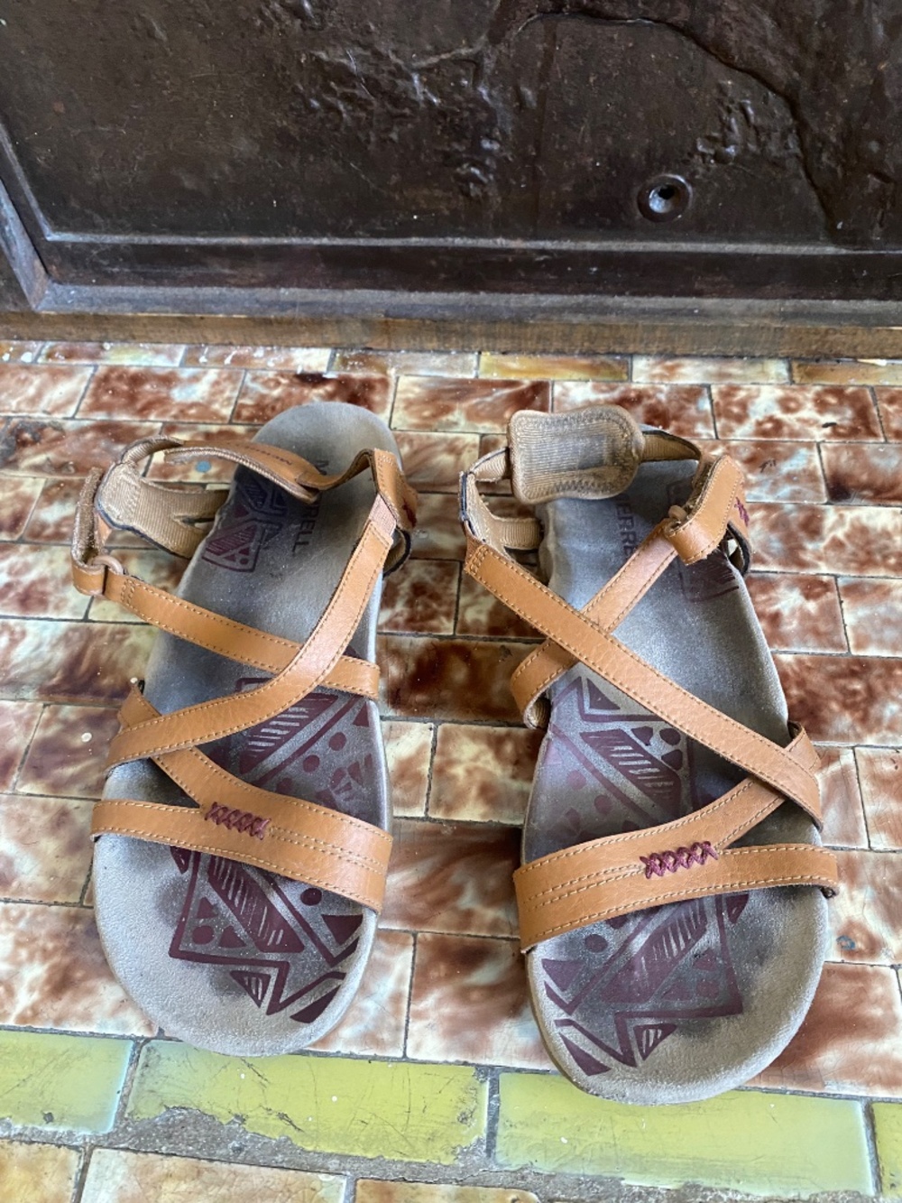 Merrell Sandspur Rose Sandals – Women’s Size 7 (Brown Sugar/Pomegranate)